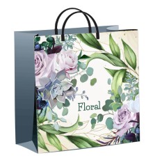 Пакет с пластиковой ручкой, мягкий пластик, 30х30 см, 