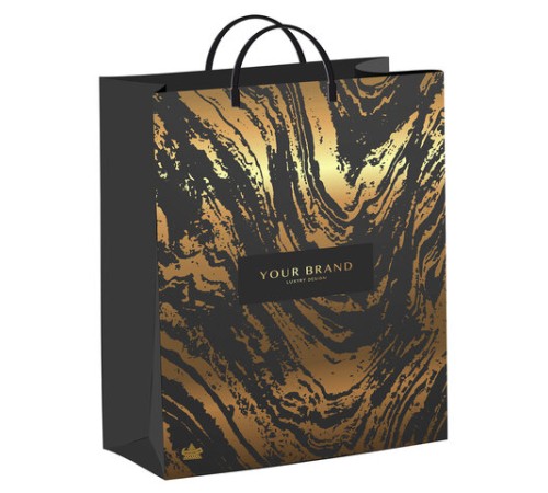 Пакет с пластиковой ручкой, мягкий пластик, 40х30 см, 