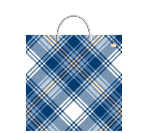 Пакет с пластиковой ручкой ПВД, 36х37 см, 