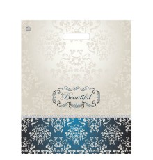 Пакет с вырубной ручкой ПВД глянцевый, 45х38 см, 