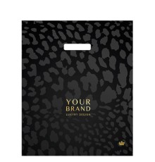 Пакет с вырубной ручкой ПВД, 45х38 см, 