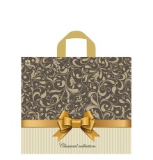 Пакет с петлевой ручкой ПВД, 34х40 см, 