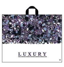 Пакет с петлевой ручкой ПВД, 55х70 см, 