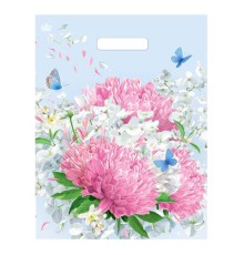 Пакет с вырубной ручкой ПВД, 40х31 см, 