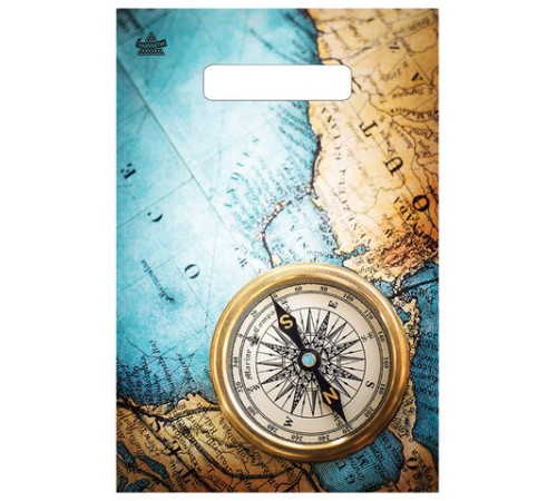 Пакет с вырубной ручкой ПВД, 30х20 см, 