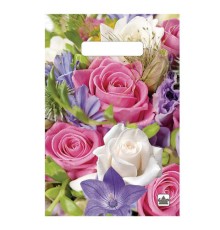 Пакет с вырубной ручкой ПВД, 30х20 см, 