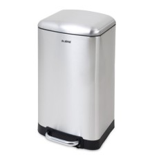 Ведро мусорное с педалью 20 л, крышка с доводчиком, стальное, БЕЗ ОТПЕЧАТКОВ, LAIMA ULTRA, 701570