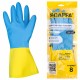 Перчатки латексно-неопреновые SCAFFA 