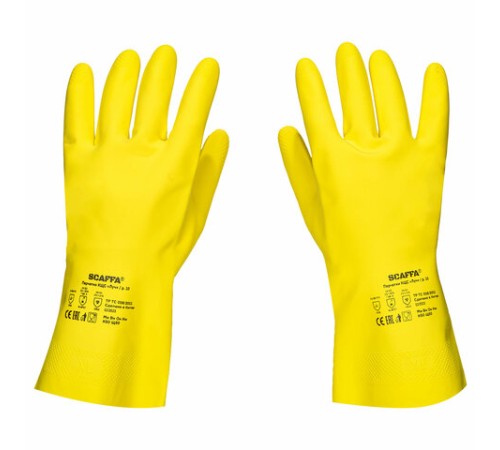 Перчатки латексные SCAFFA 