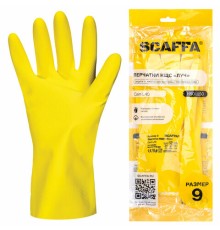 Перчатки латексные SCAFFA 