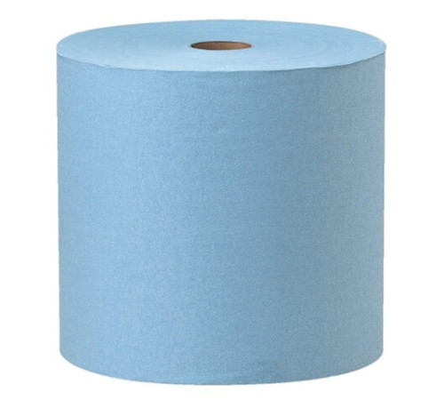 Протирочный нетканый материал KIMBERLY-CLARK Wypall X60, 1100 листов в рулоне, 31,5х34 см, голубой, 34965
