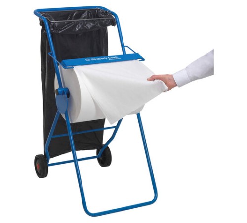 Протирочный нетканый материал KIMBERLY-CLARK Wypall X60, 650 листов в рулоне, 42х38 см, белый, 8349