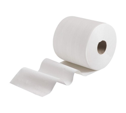 Протирочный нетканый материал KIMBERLY-CLARK Wypall X80, 475 листов в рулоне, 31,5х30 см, белый, 8377