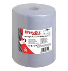 Бумага протирочная KIMBERLY-CLARK Wypall L20, 500 листов в рулоне, 33х38 см, 2-слойная, голубая, 7301