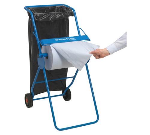 Бумага протирочная KIMBERLY-CLARK Wypall L20, 500 листов в рулоне, 33х38 см, 2-слойная, голубая, 7301