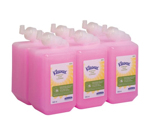 Картридж с жидким мылом одноразовый KIMBERLY-CLARK Kleenex Everyday Use, 1 л, розовый, 6331