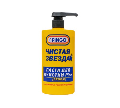Паста очищающая с абразивом, флакон с дозатором 700 мл, PINGO (Пинго), ЧИСТАЯ ЗВЕЗДА, от стойких загрязнений, 85010-15