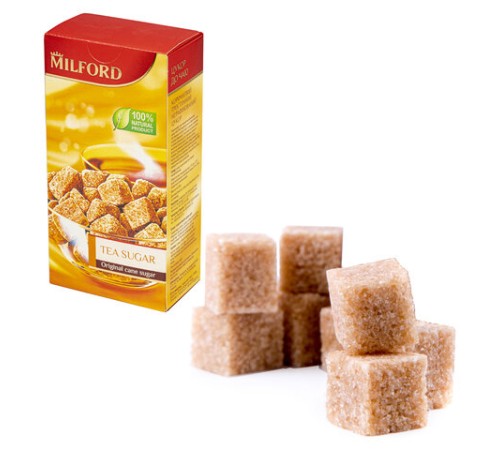 Сахар кусковой тростниковый MILFORD 0,5 кг, 979