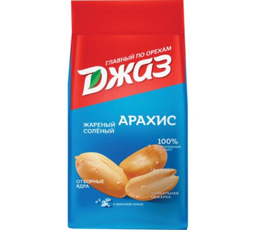 Арахис ДЖАЗ жареный соленый, 300 г, 1291