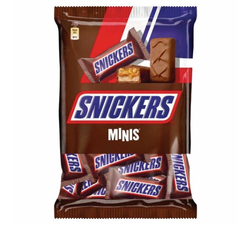 Батончики шоколадные мини SNICKERS 
