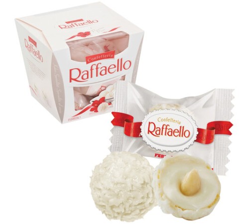 Конфеты RAFFAELLO с цельным миндальным орехом в кокосовой обсыпке, 150 г, 77070983