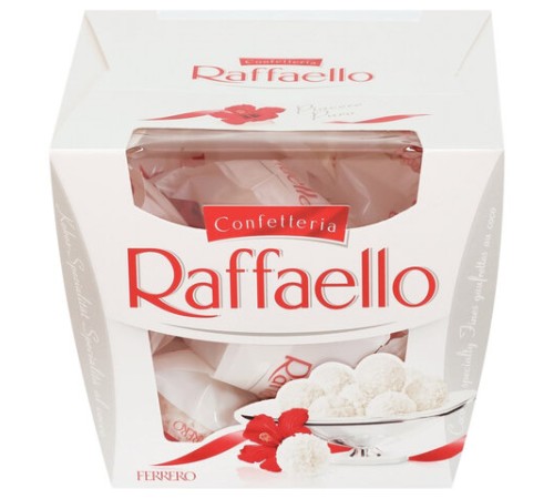 Конфеты RAFFAELLO с цельным миндальным орехом в кокосовой обсыпке, 150 г, 77070983