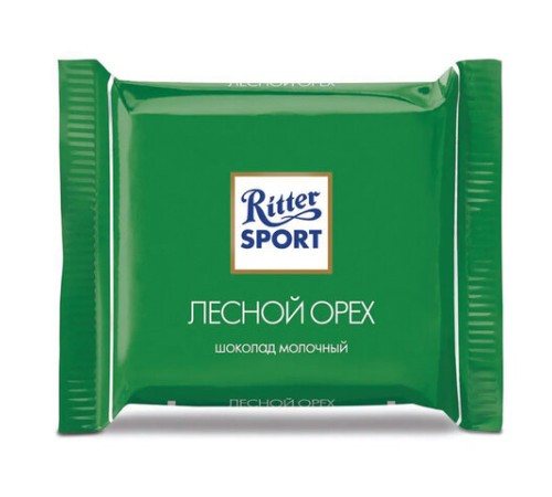 Шоколад порционный RITTER SPORT, набор 7 вкусов, 84 плитки по 16,7 г, R 484C