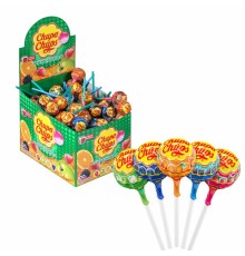 Карамель CHUPA CHUPS (Чупа-Чупс) фруктовая с соком + кола, 12 г, 61888