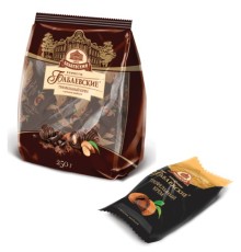 Конфеты шоколадные БАБАЕВСКИЙ, с трюфельным кремом, 200 г, пакет, ББ16456