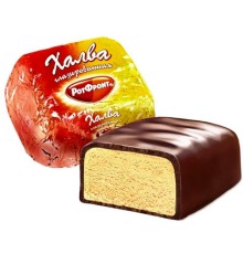 Халва РОТ ФРОНТ в шоколаде, 370 г, пакет, 51578, РФ23671