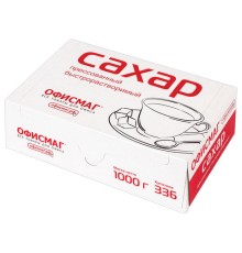 Сахар-рафинад ОФИСМАГ 1 кг (336 кусочков, размер 12х14х15 мм), 620683