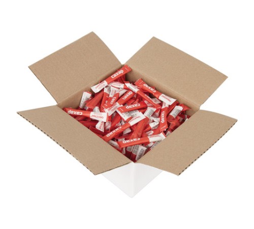 Сахар порционный ОФИСМАГ в стиках по 5 г, 200 штук, 620684