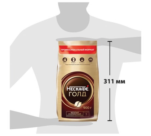Кофе молотый в растворимом NESCAFE 