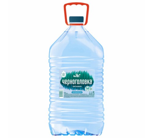 Вода негазированная питьевая ЧЕРНОГОЛОВКА, 5 л