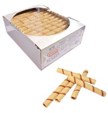 Вафельные трубочки СЕМЕЙКА ОЗБИ со вкусом вареной сгущенки, 650 г, гофрокороб, 870