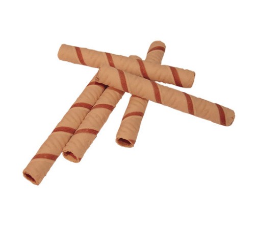 Вафельные трубочки СЕМЕЙКА ОЗБИ со вкусом шоколада, 650 г, гофрокороб, 869