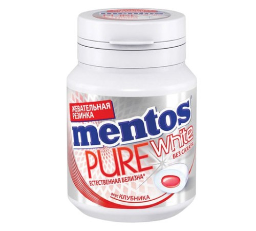 Жевательная резинка MENTOS Pure White 