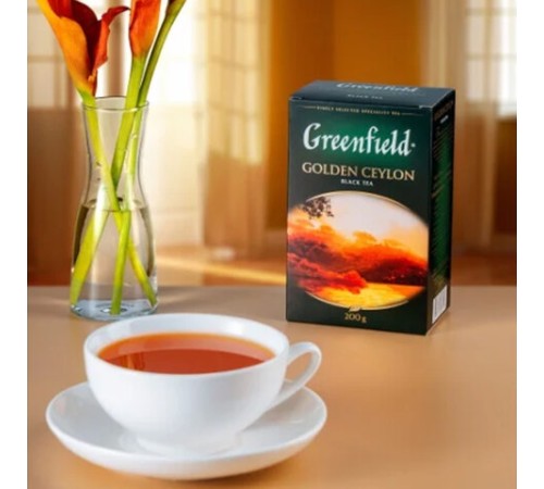 Чай листовой GREENFIELD 
