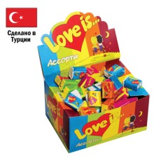 Жевательная резинка LOVE IS ассорти вкусов, 4,2 г, 47149