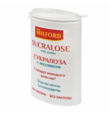 Заменитель сахара MILFORD Сукралоза с инулином, 370 таблеток, пластиковая баночка с дозатором, 941201