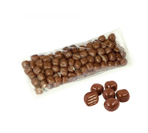 Драже вафельное ЯШКИНО в молочном шоколаде, пакет, 500 г, ЯШ153