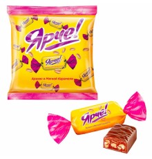 Конфеты шоколадные ЯРЧЕ! с арахисом и мягкой карамелью, 500 г, НК556