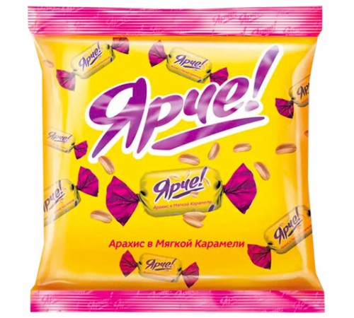 Конфеты шоколадные ЯРЧЕ! с арахисом и мягкой карамелью, 500 г, НК556