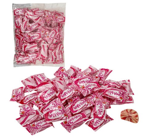 Карамель леденцовая КРЕМКА со вкусом клубники и сливок, 500 г, НК166