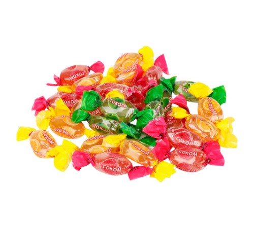 Карамель леденцовая ЯШКИНО с соком малины, яблока, лимона, 500 г, ВК283