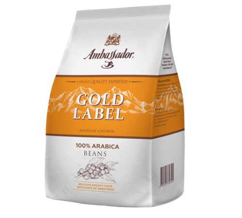 Кофе в зернах AMBASSADOR 