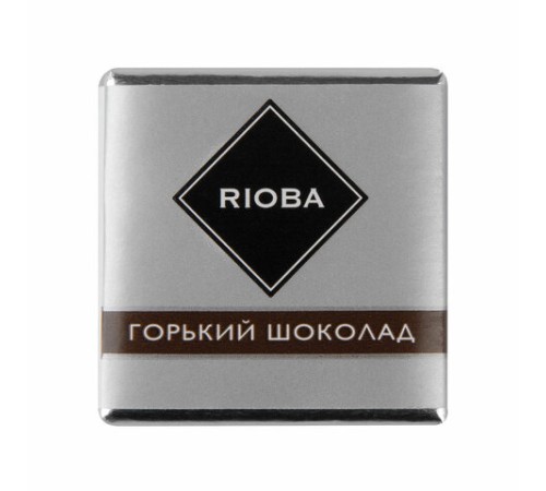 Шоколад порционный RIOBA Горький 72%, 800 г, пакет, 366306