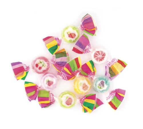 Карамель леденцовая АКВАРЕЛЬКИ мини, ассорти, карамель ручной работы, 1 кг