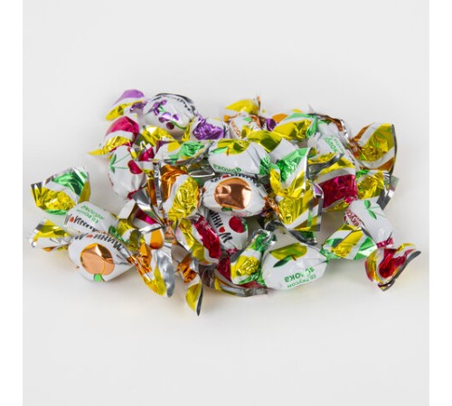 Карамель леденцовая МИНИ-М Классика, ассорти (вишня, яблоко, чёрная смородина, персик), 1 кг