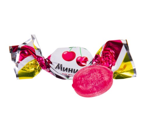 Карамель леденцовая МИНИ-М Классика, ассорти (вишня, яблоко, чёрная смородина, персик), 1 кг